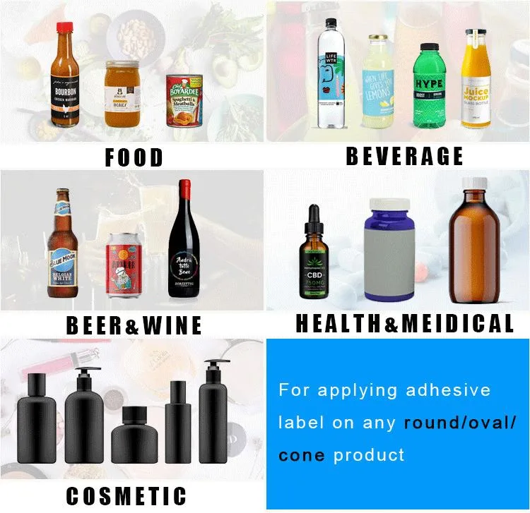 Gainjoys Bottle Labeler Machine Bottle Labeling Machine Round Corner Semi-Automatic Labeling Machine