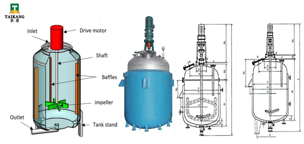 China Factory Liquid Mixer/Mixing Homogenizer Manufacturer /Vacuum Emulsifying Mixer /Dairy Milk Mixer Machine