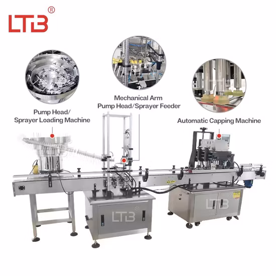 Pump Cap Spray Cap Trigger Cap Screwing Cap Capping Machine