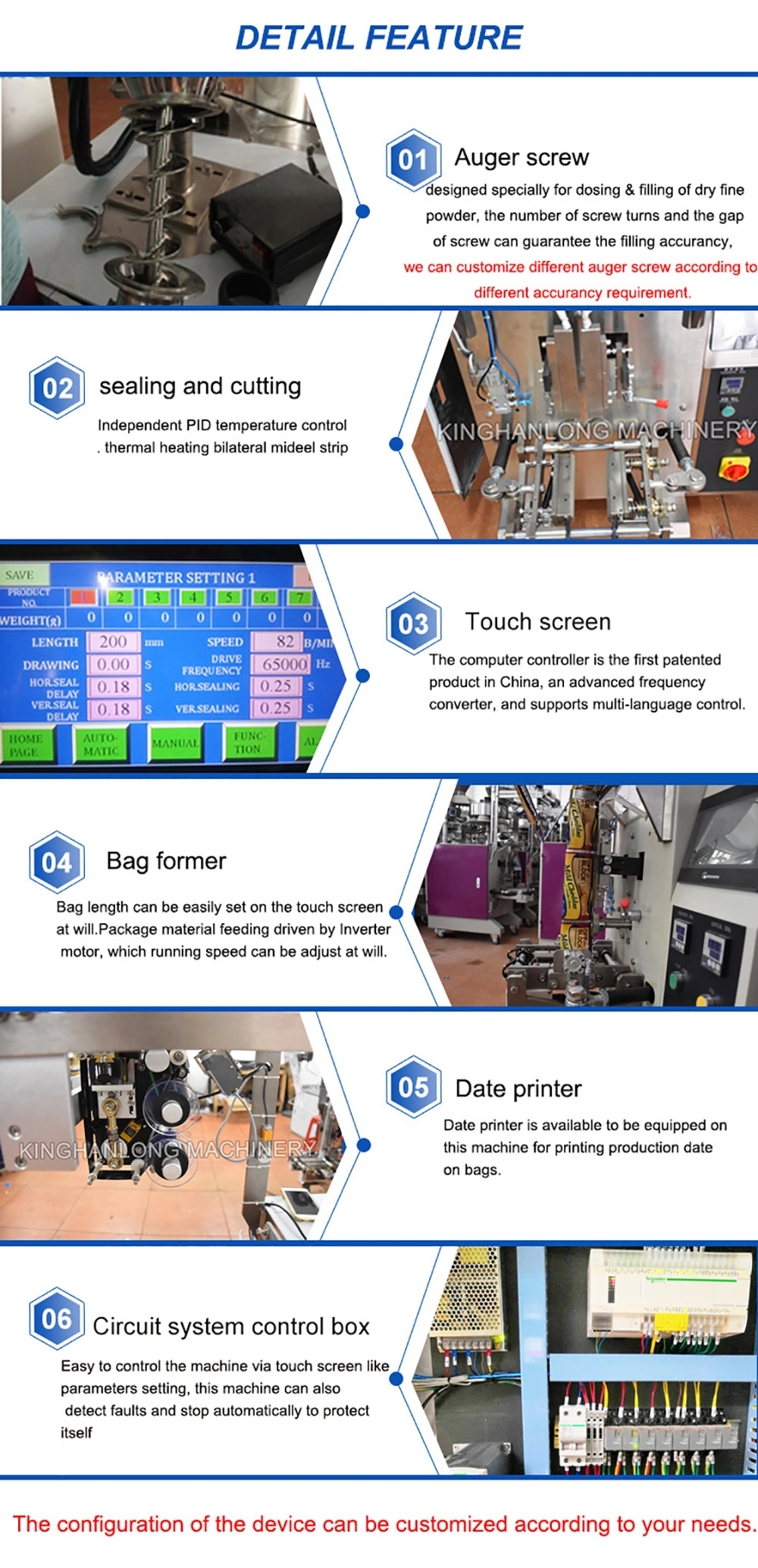 Kitech Automatic Coffee Capsules Powder Filling and Sealing Machine Coffee Pod Capsule K-Cup Form Fill Seal Wrapping Flow Packaging Packing Filling Machine