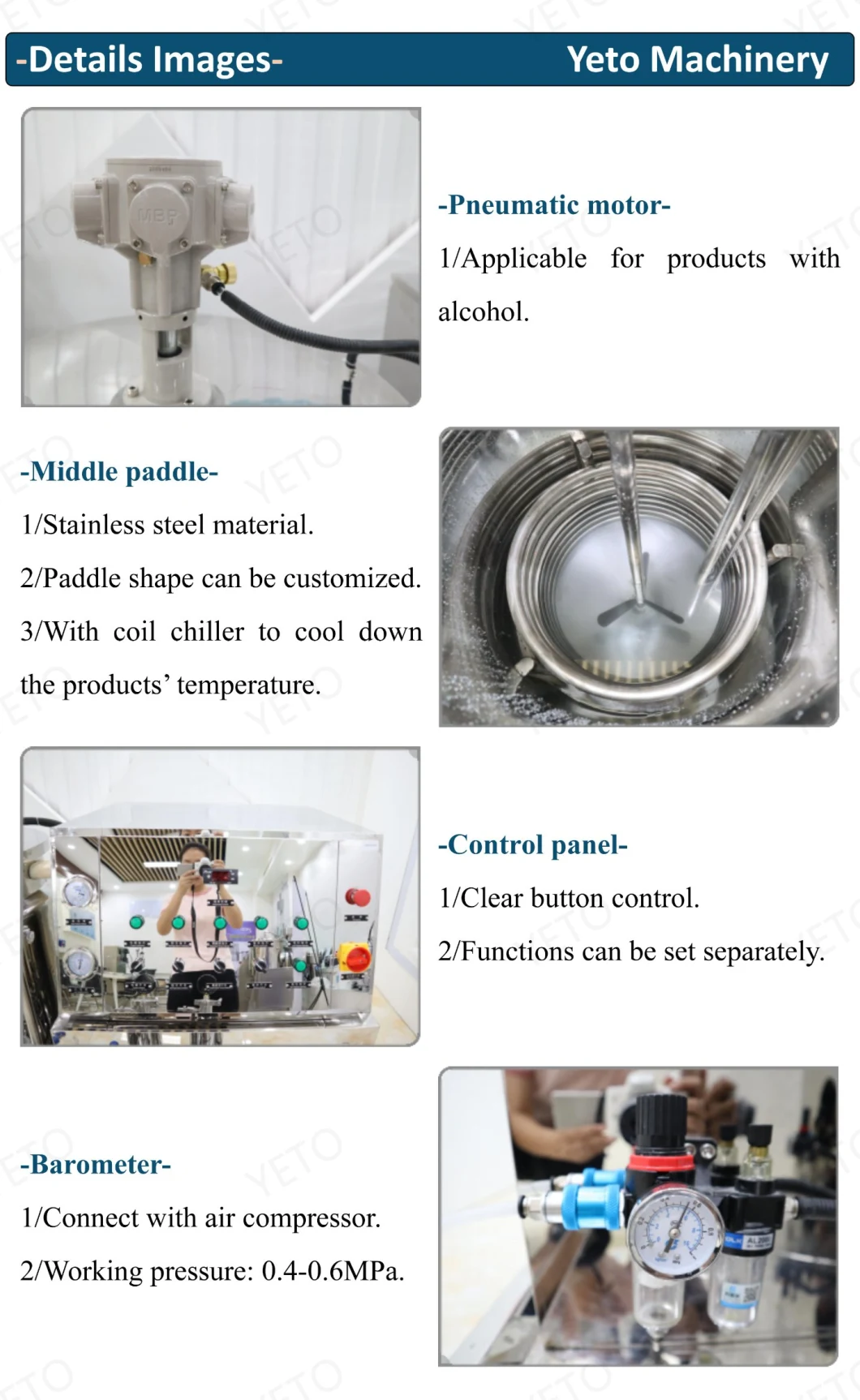 Yeto Liquid Perfume Air cleaning Products Mixing Making Machine with Chiller Freezing Filter System