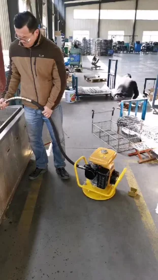 Vibrador de concreto tipo pino/bola japonês