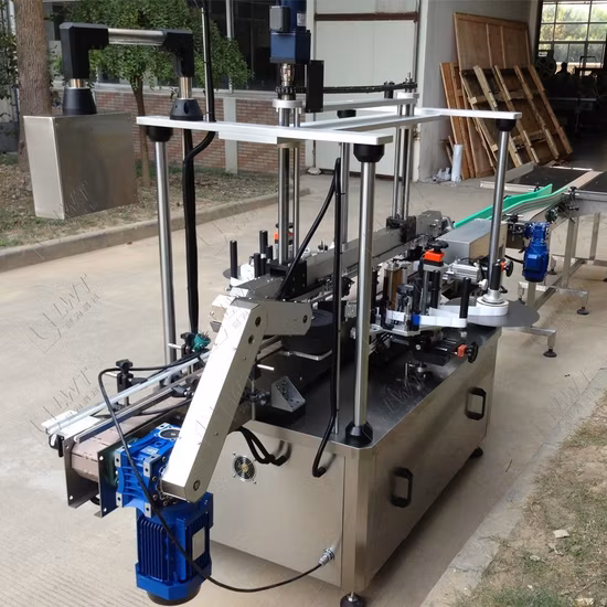 Xangai Npack Factory Fabricação de etiqueta adesiva/etiqueta autocolante com lados duplos e máquina de rotulagem envolvente