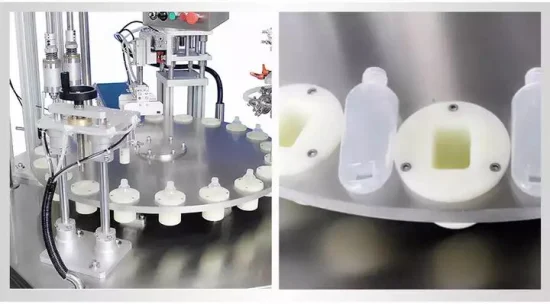 Máquina de enchimento de garrafas de óleo essencial de óleo essencial de água oral asséptica eficiente automática.